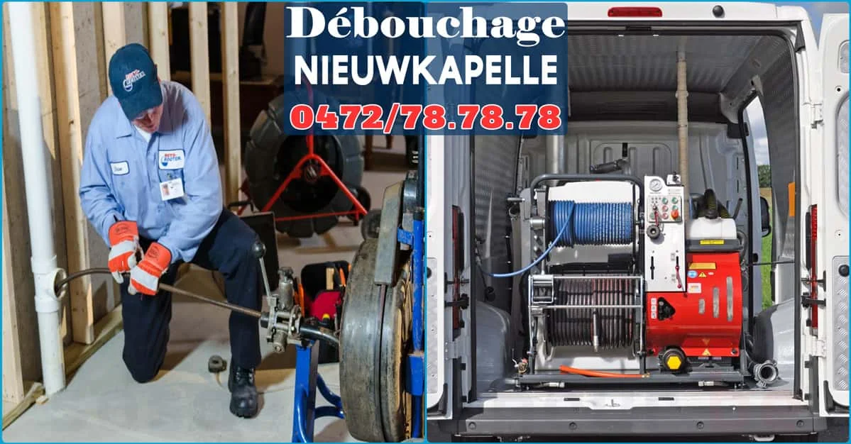 Débouchage de canalisations à Nieuwkapelle 8600