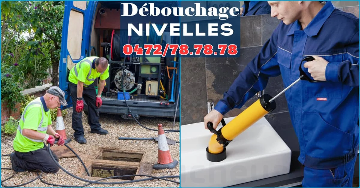 Débouchage Nivelles ⭐ SOS Déboucheur