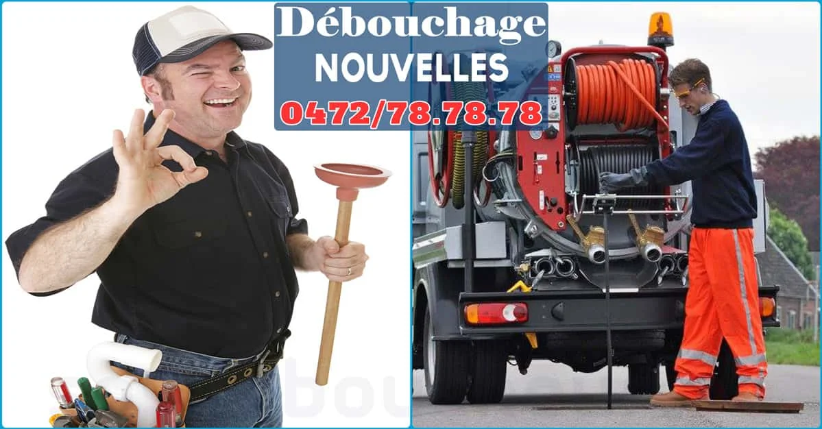 Débouchage de canalisations à Nouvelles 7022