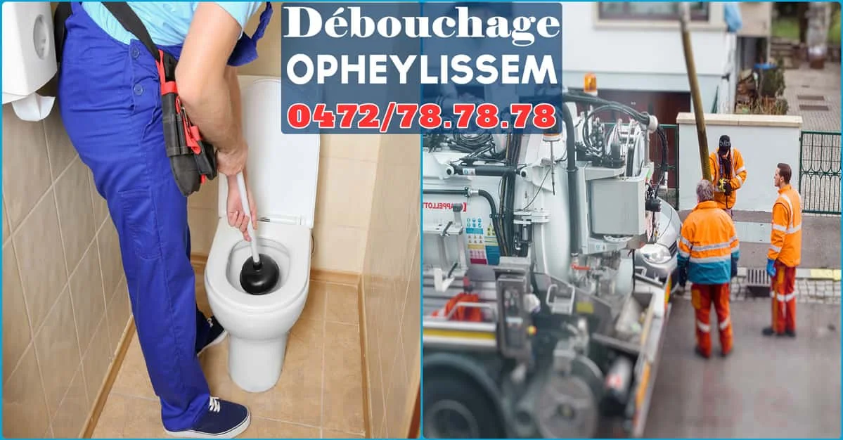 Débouchage de canalisations à Opheylissem 1357