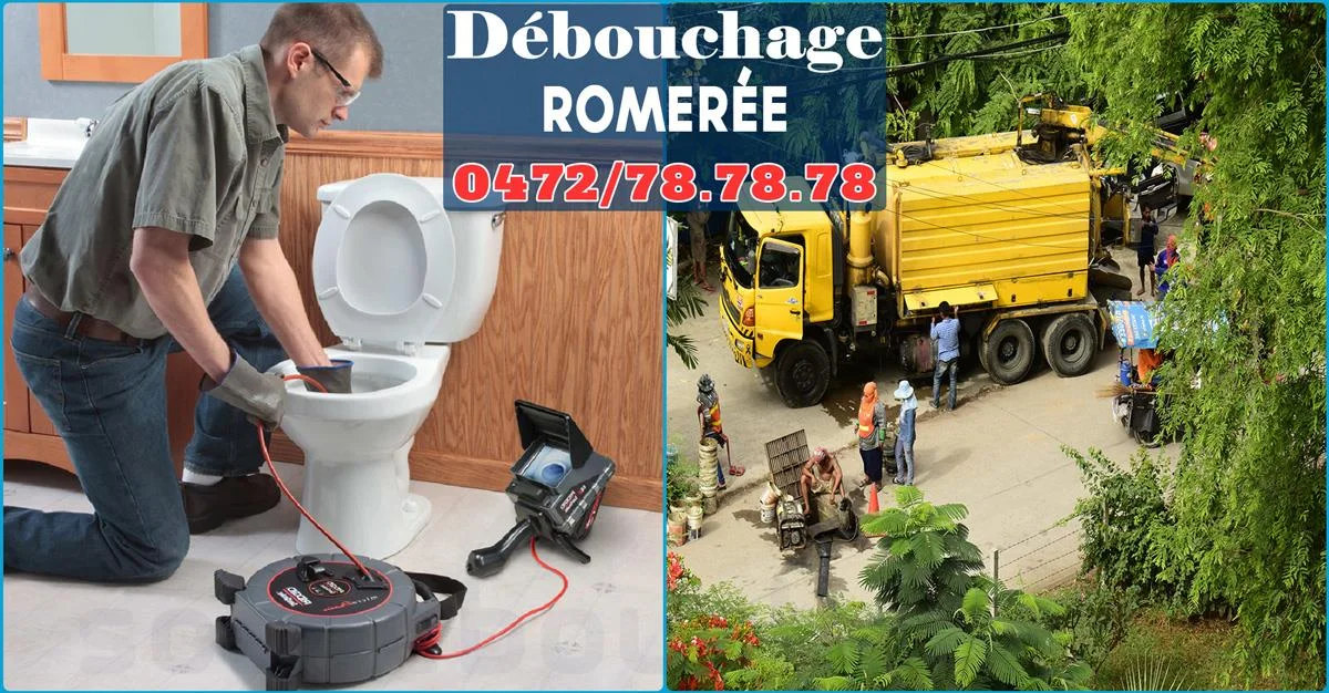Débouchage de canalisations à Romerée 5680