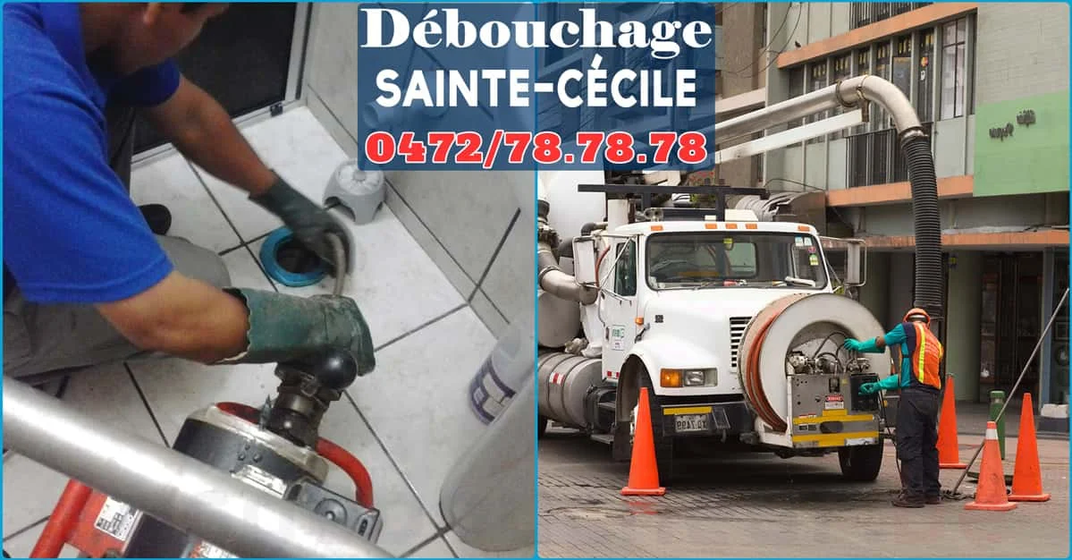 Débouchage de canalisations à Sainte-Cécile 6820