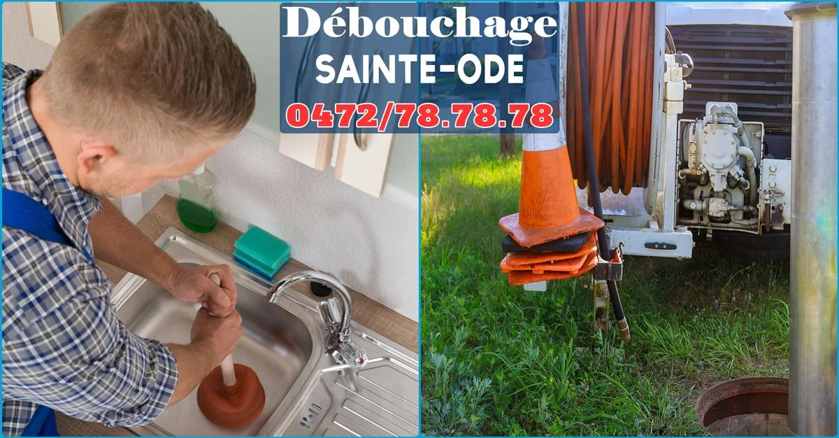 Débouchage Sainte-Ode ⭐ SOS Déboucheur