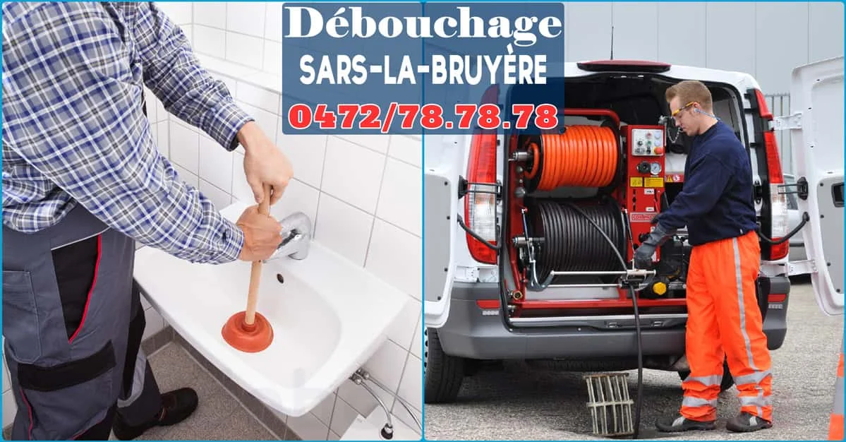 Débouchage de canalisations à Sars-la-Bruyère 7080
