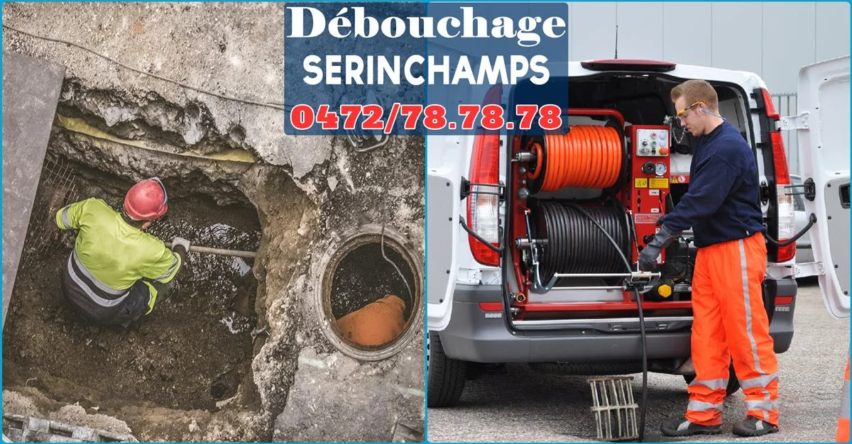 Débouchage de canalisations à Serinchamps 5590