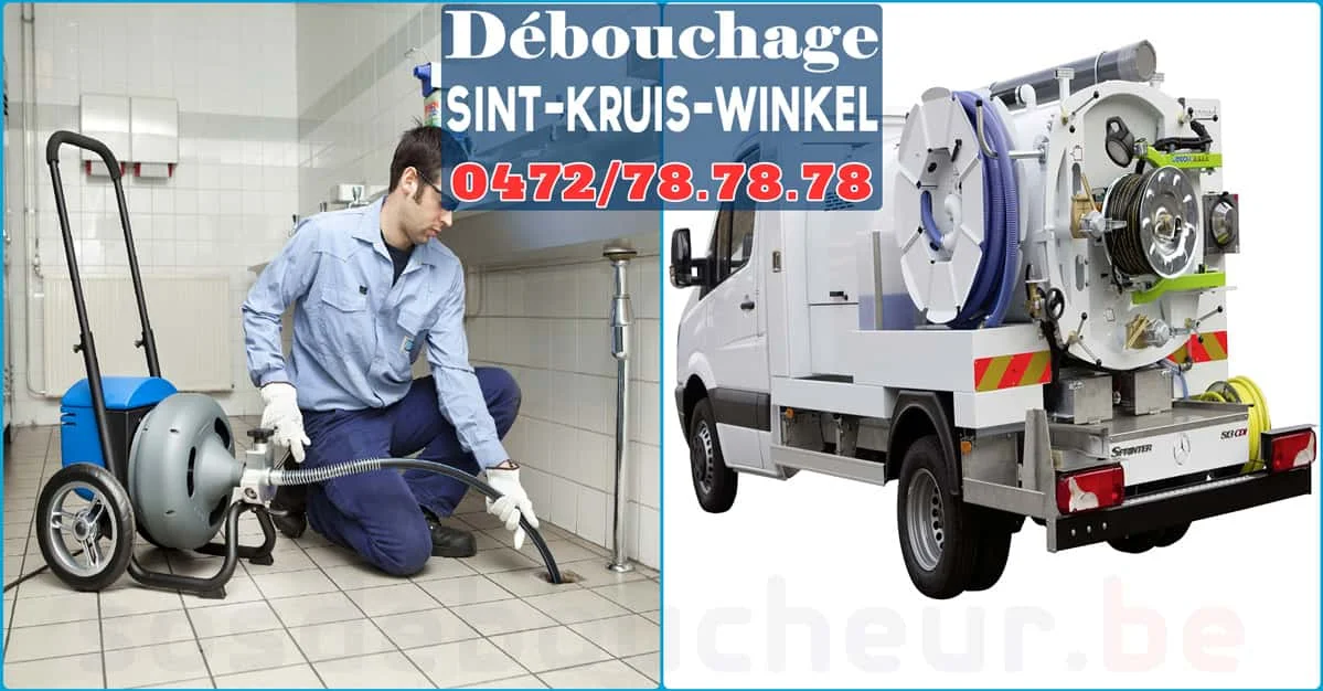 Débouchage de canalisations à Sint-Kruis-Winkel 9042