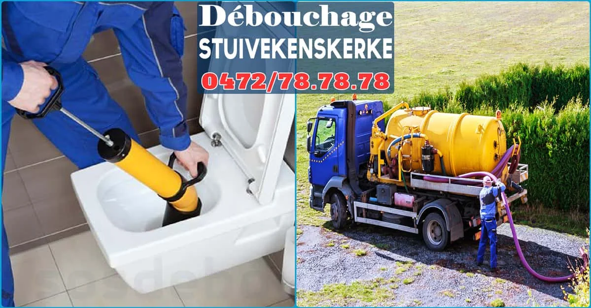 Débouchage de canalisations à Stuivekenskerke 8600