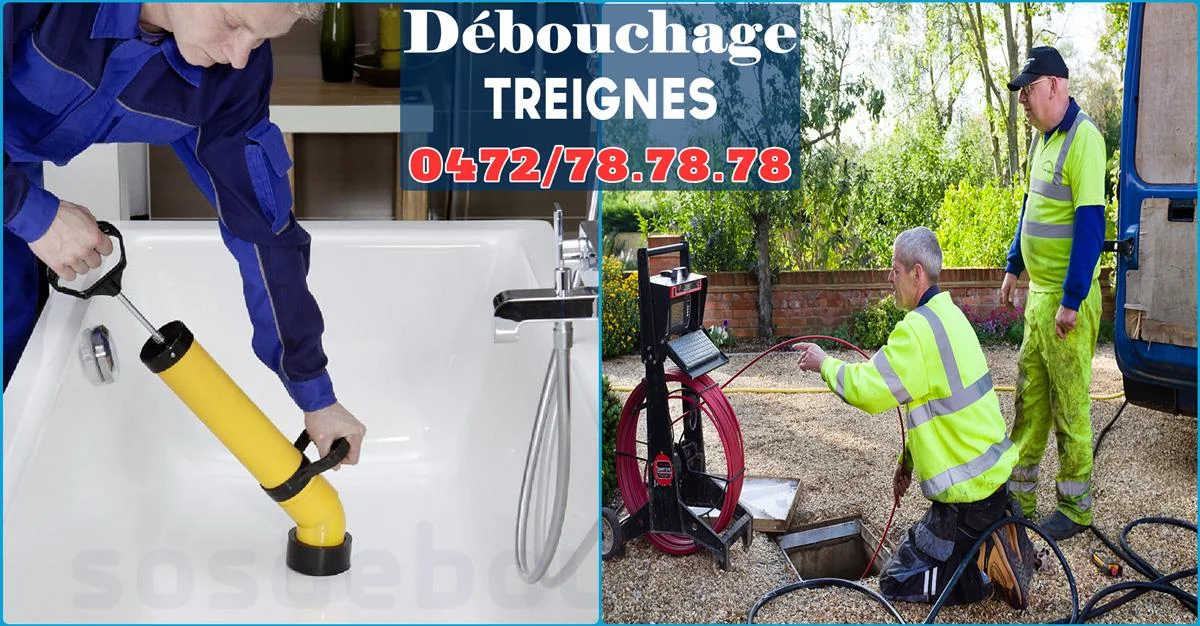 Débouchage de canalisations à Treignes 5670