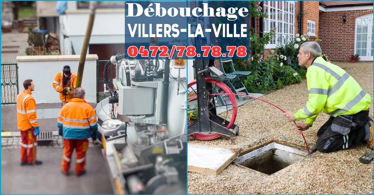 Débouchage Villers-La-Ville ⭐ SOS Déboucheur