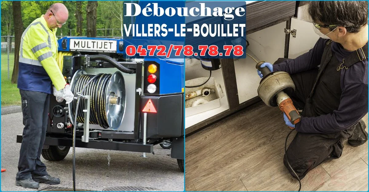 Débouchage Villers-le-Bouillet ⭐ SOS Déboucheur