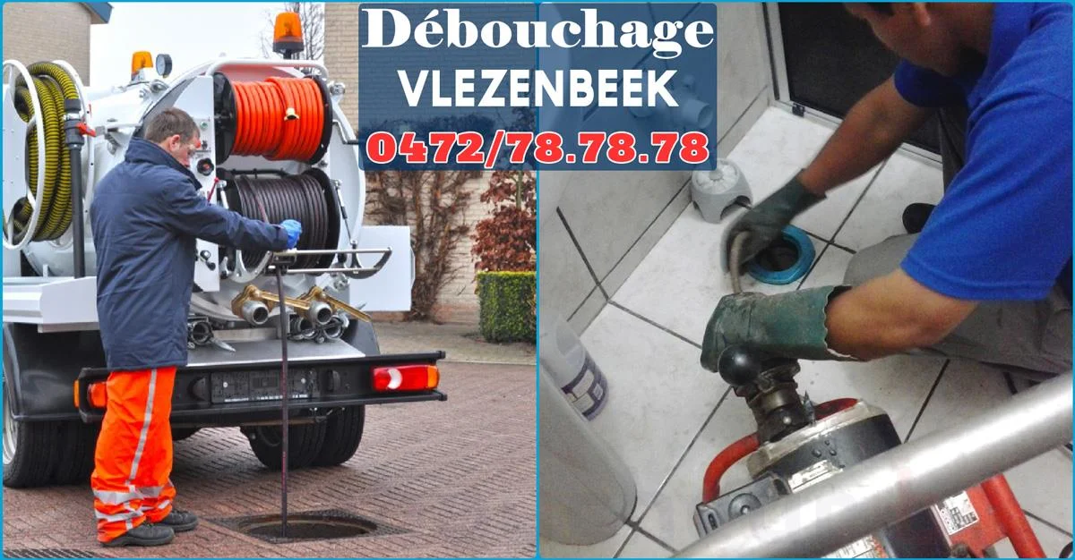 Débouchage de canalisations à Vlezenbeek 1602