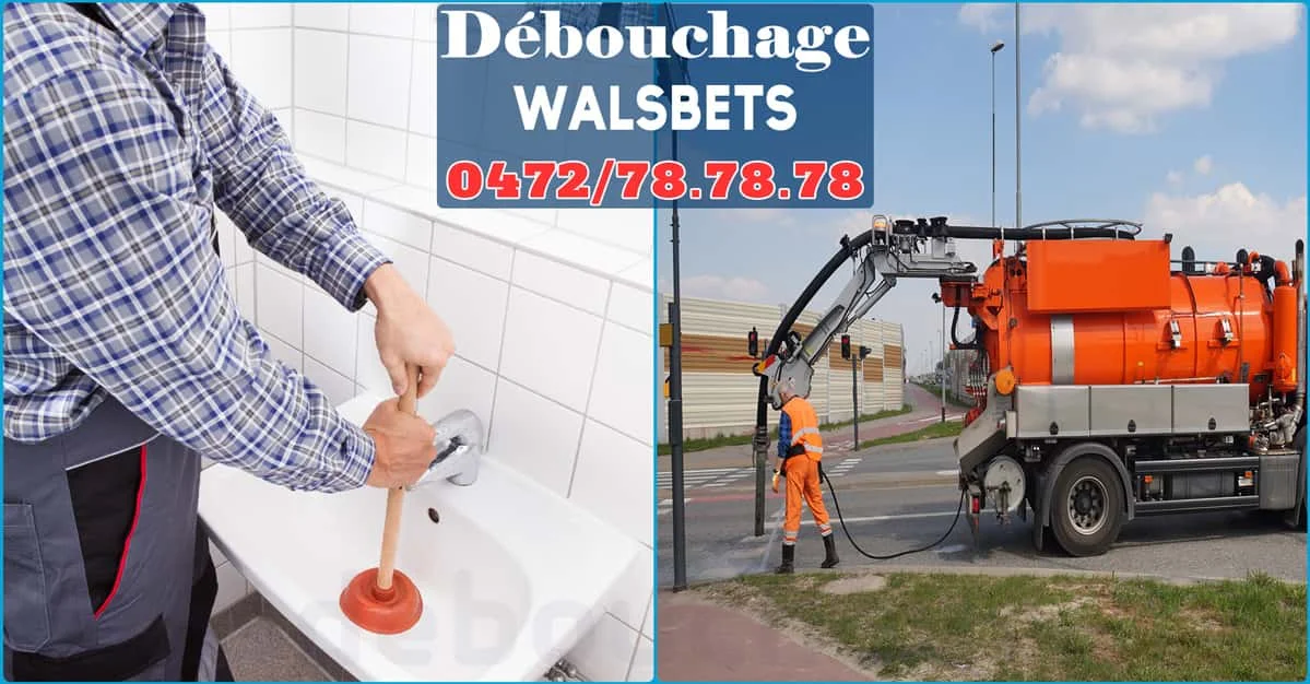 Débouchage de canalisations à Walsbets 3401