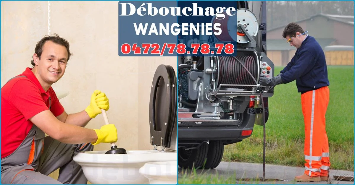 Débouchage de canalisations à Wangenies 6220