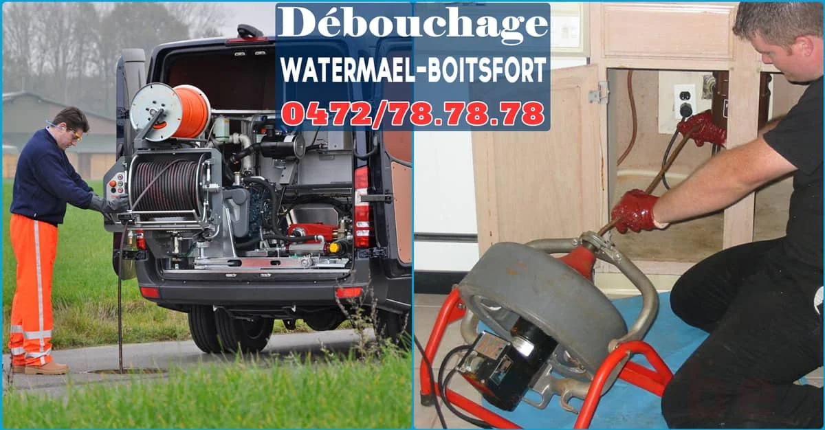 Débouchage Watermael-Boitsfort ⭐ SOS Déboucheur