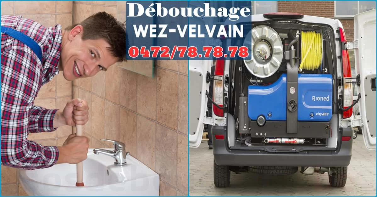 Débouchage de canalisations à Wez-Velvain 7620