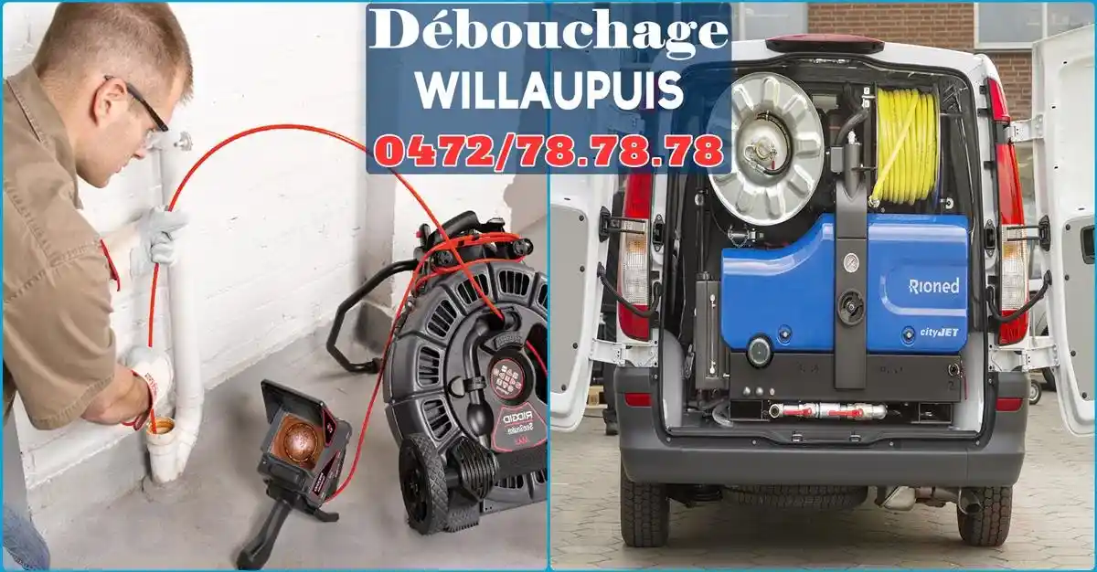 Débouchage de canalisations à Willaupuis 7906