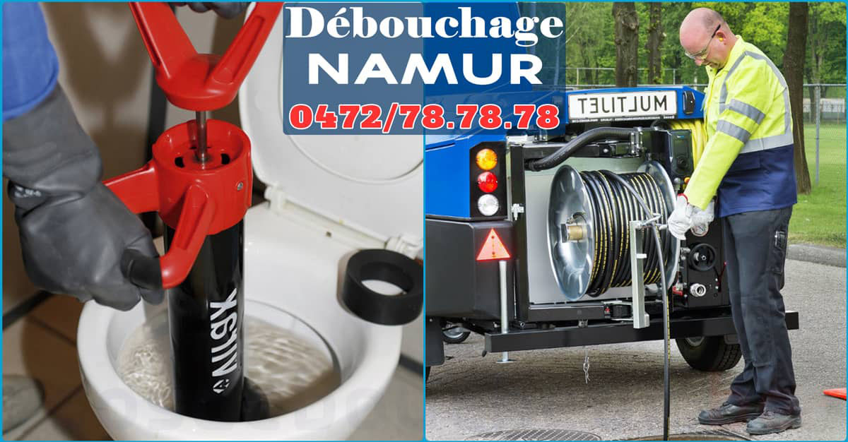 Service de débouchage de canalisations à Namur (Namen) par SOS Déboucheur