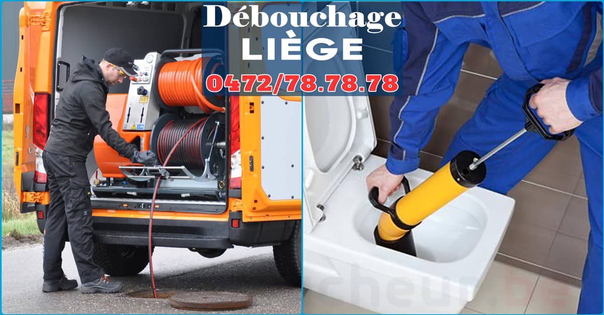 Service de Débouchage Liège par SOS Déboucheur N°1 en débouchage de canalisations