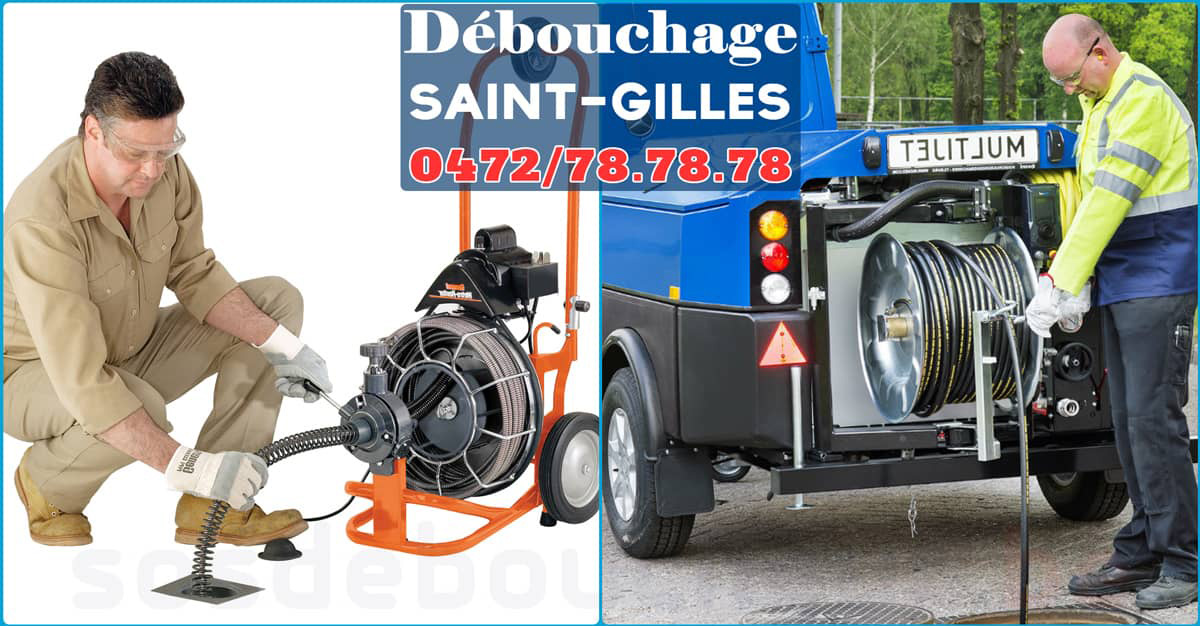 Débouchage Saint-Gilles par SOS Déboucheur N°1 en débouchage de canalisations