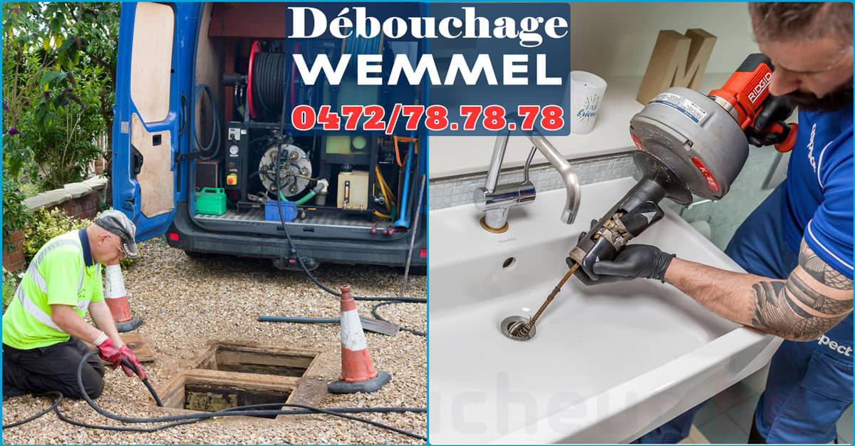 Service de Débouchage Wemmel par SOS Déboucheur N°1 en débouchage de canalisations