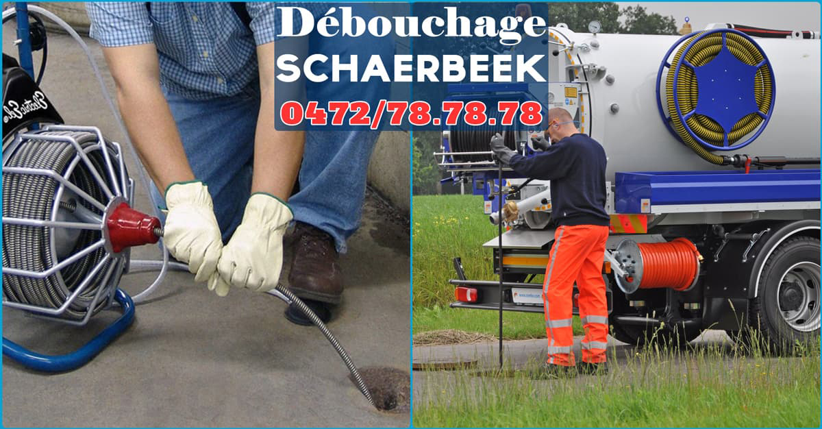 Service de débouchage Schaerbeek par SOS Déboucheur N°1 en débouchage de canalisations