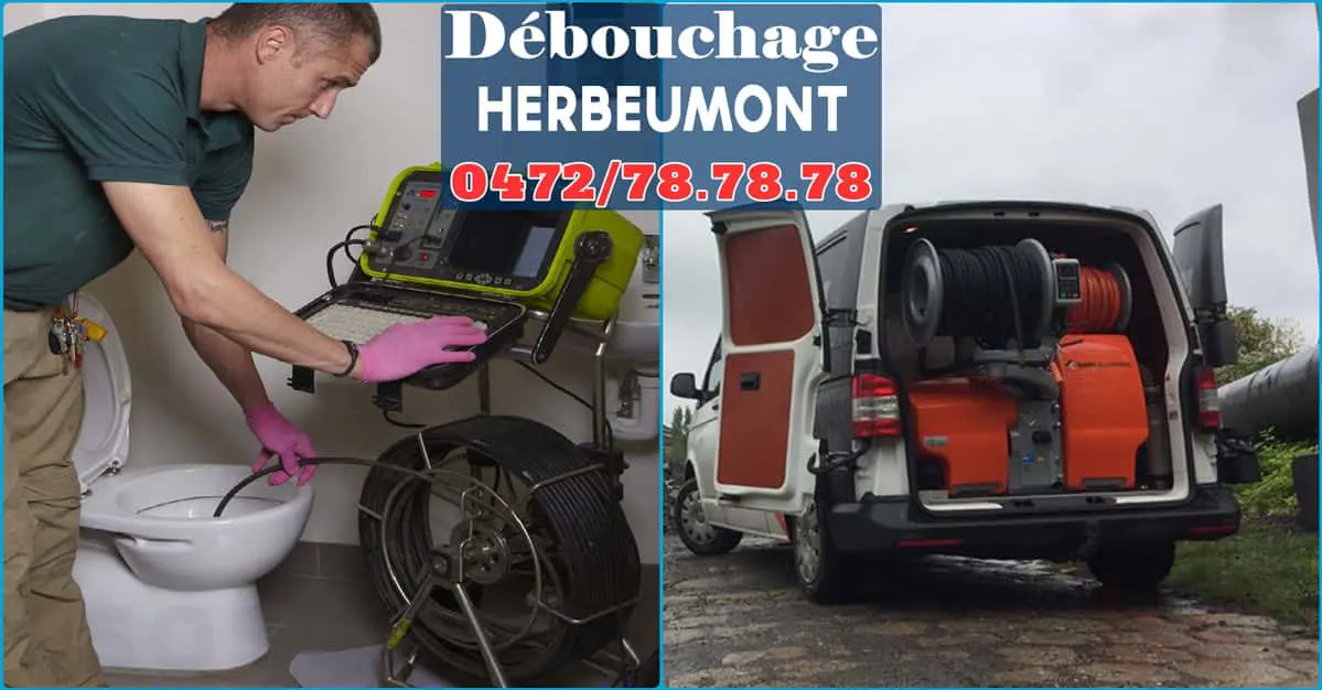 Service de débouchage Herbeumont par SOS Déboucheur N°1 en débouchage de canalisations