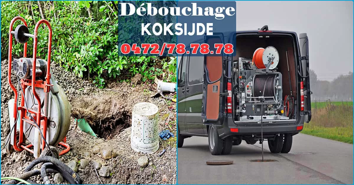 Débouchage Koksijde (Coxyde) par SOS Déboucheur N°1 en débouchage de canalisations